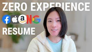 Zero Experience Resume Tips From a Big Tech Hiring Manager