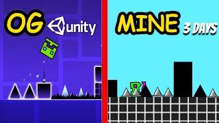 Recreating Geometry Dash IN THREE DAYS (Unity #3)