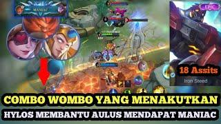 Combo wombo menakutkan Hylos membantu Aulus mendapat Maniac | Hylos Best Build Season 23 | MLBB