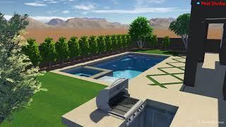 Modern Pool and Spa ( Winslow's design in 3-D)