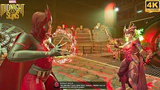 Scarlet Witch vs Fallen Scarlet Witch - Marvel's Midnight Suns (4K 60FPS)