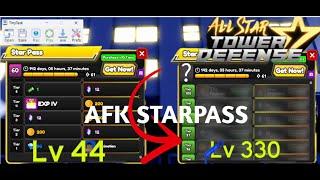 How to afk star pass and levels in all star tower defense