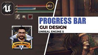 Unreal engine 5 everything about progress bar in gui design beginner tutorial