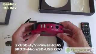 Unboxing TV Box Beelink M8 Amlogic S802