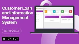 Customer Loan and Information Management System - FREE SOURCE CODE