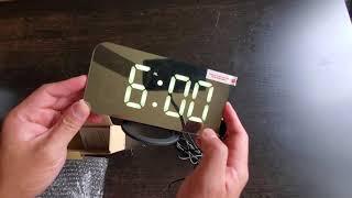 Ousome Led Digital Alarm Clock Unboxing