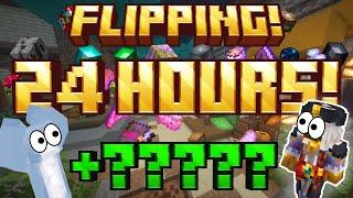 24 HOURS OF BAZAAR FLIPPING!!!  Hypixel Skyblock!