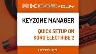 RK002/DUY Zone Manager: Quick Electribe configuration