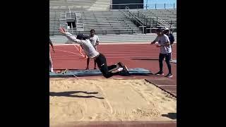 This is how 3.50m standing long jump looks like | #shorts