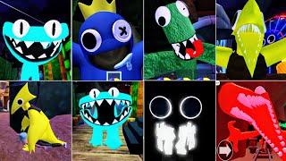 Rainbow Friends Chapter 2 All Jumpscares | Rainbow Friends Chapter 2 All New Monsters Jumpscares