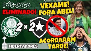 PÓS-JOGO | PALMEIRAS 2X2 BOTAFOGO | LIBERTADORES 2024 | COLETIVA ABEL FERREIRA | AO VIVO