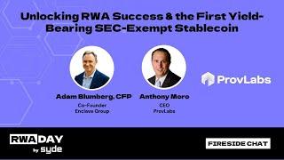 Unlocking RWA Assets & The First Yield-Bearing SEC-Exempt Stablecoin