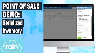 Retail POS (point of sale) Demo: Serialized Inventory