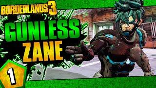 Borderlands 3 | Gunless Zane Challenge Run | Day #1