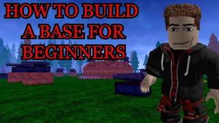 Zombie Defense: Tutorial For Building the Ultimate Beginner Base! - Roblox
