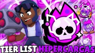 TOP 30 HIPERCARGAS! TODAS AS HIPERCARGAS DE PIOR Á MELHOR no BRAWL STARS! TIER LIST DE HIPERCARGAS!