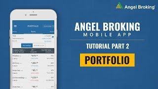 How to Manage Portfolio Using Angel Broking App | Angel Broking Mobile App Tutorial