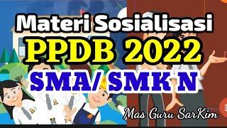 Info PPDB 2022 SMA SMK N Jawa Tengah