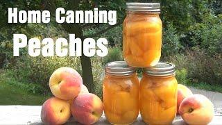 How To Can Peaches At Home