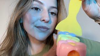 ASMR Build Up Tapping w That Yellow Thing  (camera tapping, anticipatory, ruler trigger)