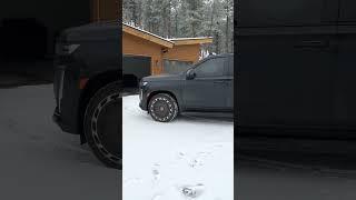 мы поставили МЕГА ДИСКИ на новый Cadillac ESCALADE  #shorts #cadillac #кадиллак #escalade #диски