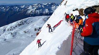 ️ Most dangerous Ski-Run in the Alps: Le Tunnel in Alpe d'Huez