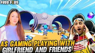 As Gaming Playing With Girlfriend And Friends New Mod Pet Mania Air Fair Funny Moment In Free Fire 