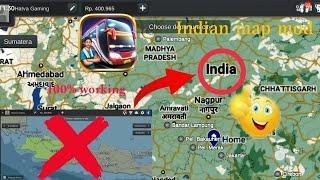 How to add indian map mod in bus simulator Indonesia//India ka map keise add kare//Hatva Gaming