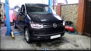 Замена масла и фильтров в двигателе на VW Transporter T6  Фольксваген Транспортер 2,0 TDI