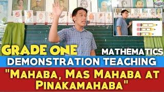 Grade One Demonstration Teaching (Mathematics): Pseudo Demonstration Teaching #3