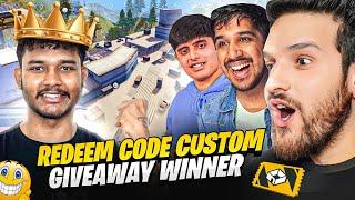 REDEEM CODE  CUSTOM GIVEAWAY WINNER  - Garena Free Fire