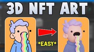 How To Make Good 3D NFT Art For FREE (Easy Tutorial)