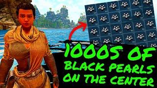 How To Get 1000s Of BLACK PEARLS on THE CENTER in Ark Survival Ascended!!! Black Pearls Guide
