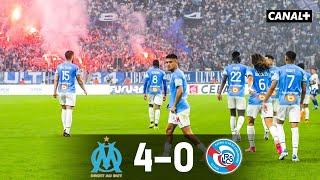 OM 4-0 Strasbourg (2022) • Grand Format d’un match HISTORIQUE  • Canal + • HD