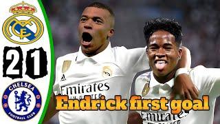 Mbappe Debut - Real Madrid vs Chelsea 2-1 - All Goals & Highlights - 2024