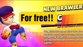 How To Get Fang In Brawl Stars For FREE!! | 100% working!! | How To Get A New Brawler For FREE!!!!!!