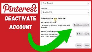 How to Deactivate Pinterest Account on Laptop/PC (2024)