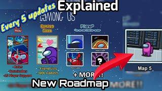 Among us roadmap update 2022 Explained All updates Gammy Jammy