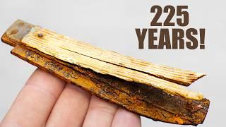 Old Rare Pocket Knife Restoration. 225 Years Underground!