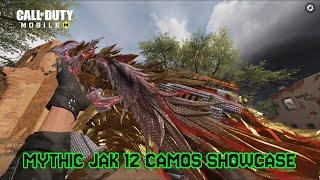 MYTHIC JAK 12 CAMOS SHOWCASE - Call of Duty Mobile - Green Forces Gaming