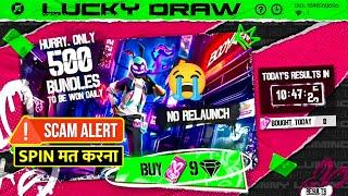 Bunny Bundle Lucky Draw Scam Free Fire | Don't Spin Luminous Bunny Lucky Draw Event 