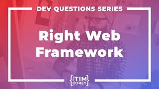 What Web Framework Should I Use For My C# Project?