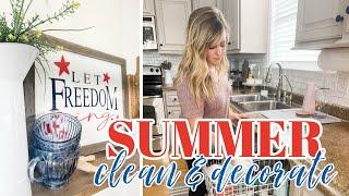 EARLY SUMMER DECORATING // EARLY SUMMER CLEAN & DECORATE 2023 // MODERN FARMHOUSE SUMMER DECOR