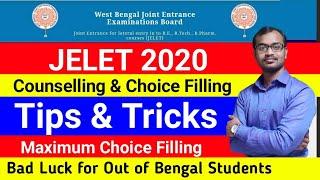 JELET COUNSELLING & CHOICE FILLING TIPS & TRICKS & IMPORTANT POINTS