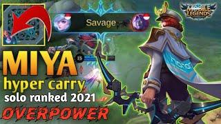 MIYA SAVAGE ITEM MIYA TERSAKIT 2021 DAN BUILD MIYA TERSAKIT|by win|- Mobile Lengends