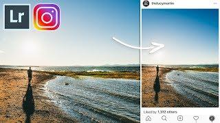 How to EXPORT PHOTOS for INSTAGRAM from LIGHTROOM