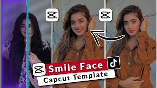 Capcut Smile Template || Tiktok New Viral Video Editing Tutorial || Smile Trend Capcut Editing link