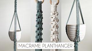 DIY: MACRAME PLANTHANGER | PLANT HANGER TUTORIAL | EASY MACRAME