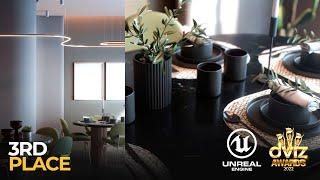 UNREAL ENGINE CONTEST  - Winner 3rd Place // DVIZ STUDENT CONTEST  - FLOW, KITCHEN & DINING