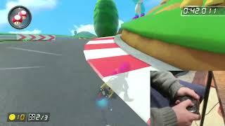 [MK8DX 200cc WR] 1:16.502 DS Shroom Ridge w/ Handcam